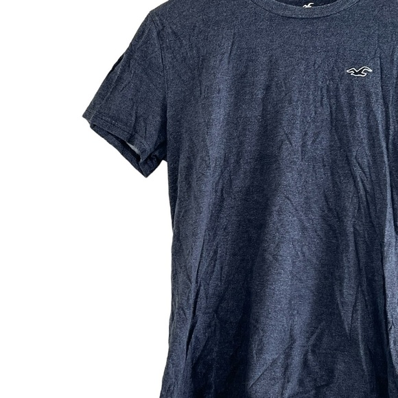 Hollister | Bluish gray short sleeve crew neck cotton tee shirt men’s si… - Picture 3 of 9